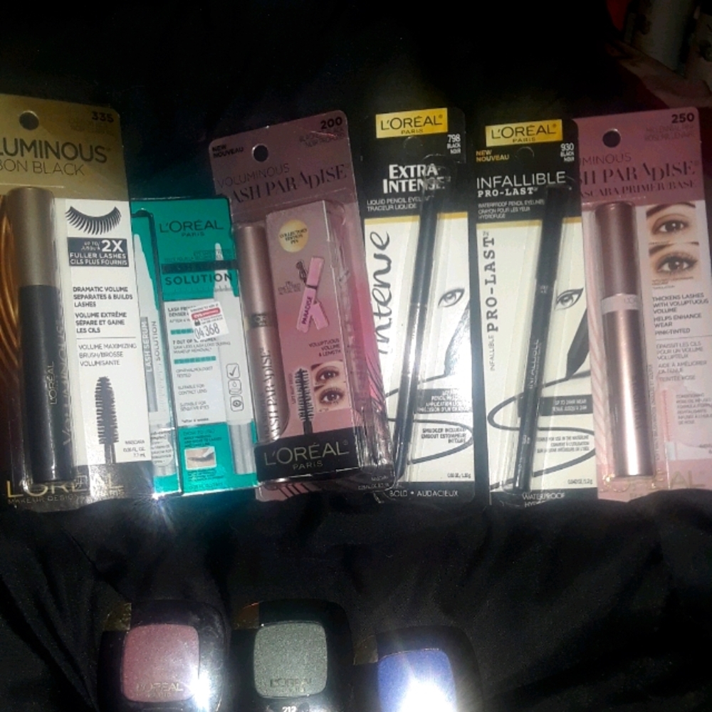Assorted L'oreal eye makeup